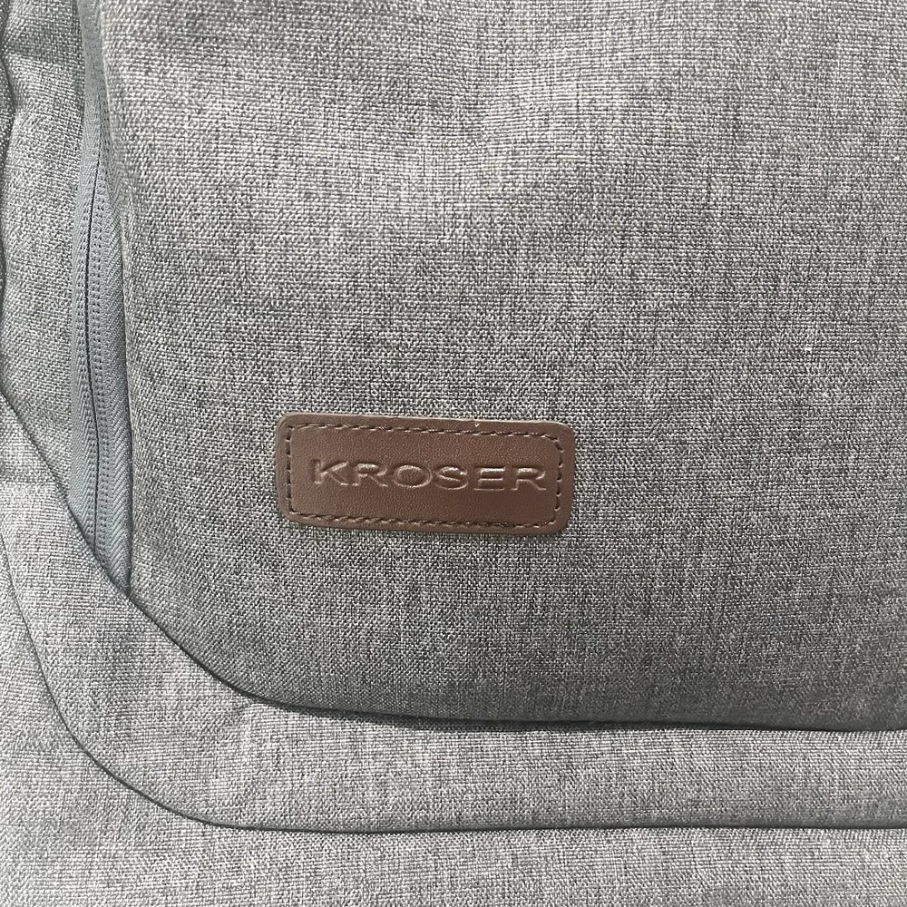 KROSER 17.3 inch Laptop‎ iPad Backpack Gray Padded Back Travel Charging Port